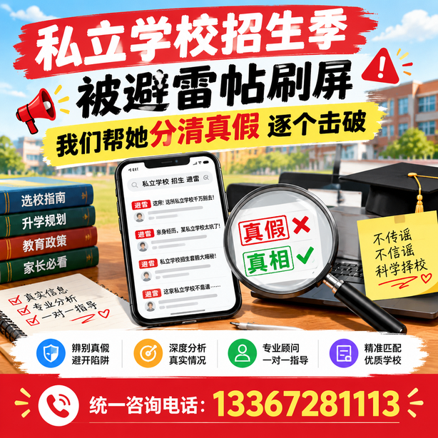 遂宁小红书舆情合规处置：私立学校招生季被避雷帖刷屏，我们帮她分清真假逐个击破